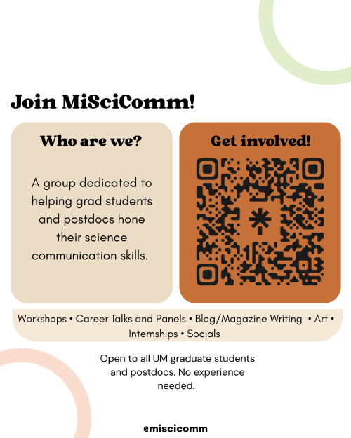 Scan the QR Code to join MiSciComm.